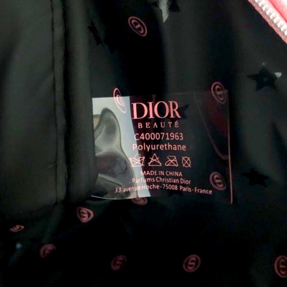 Beauty Pink Cosmetic Makeup Bag Pouch Suede 100% - Picture 7 of 7